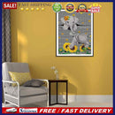 5D DIY Diamond Painting Sunflower Elephant Special-shaped Partial Drill (YXC161)