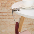 Metal Foldable Bag Hook Handbag Holder Elephant Shape Purse Hanger Table Ho