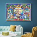 5D DIY Special Shaped Diamond Painting Religious Embroidery Kit Home Needle