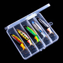 5pcs Floating Popper Fishing Lure Pencil Artificial Hard Swimbait Tackles