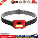 3 Modes Strong LED COB Headlight Outdoor Camping Mini Flashlight (Red) Newly