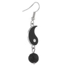 Drop Stud Earrings Asymmetry Dangle Earrings Gossip Yin Yang Tai Chi Earrings