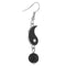 Drop Stud Earrings Asymmetry Dangle Earrings Gossip Yin Yang Tai Chi Earrings