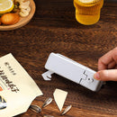 Mini Heat Bag Vacuum Heat Sealer for Plastic Bag Storage Food Snack (Grey)