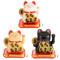 10pc Chinese Lucky Cat Wealth Waving Shaking Hand Fortune Craft (White)