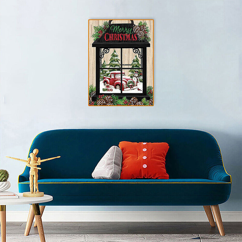 Diamond Painting 5D DIY Christmas Car Full Round Drill Rhinestone Picture