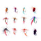 36 pcs Fly Fishing Lure Set Style Insect Artificial Bait Feather Single Hook