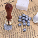 100pcs Pentacle Wax Seal Tablet Granule in Bulk Documents Stamp Sealing(6)