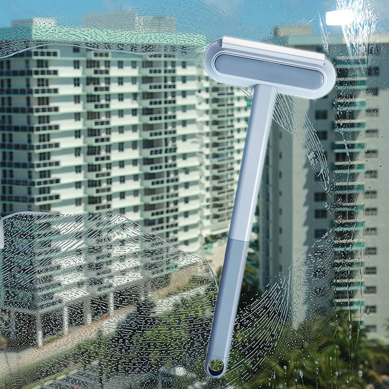 Professional All-Purpose Window Squeegee 4-in-1 Cleaner Dual Side for Glass Door