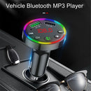 MP3 Player Dual USB Transmitter Compatible 5.0 FM Car Bluetooth Modulator