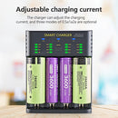 4 Slots Smart Charger Power Rechargeable Battery for Lithium 1.2V Ni-MH/Ni-Cd