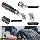 #A Repair Tool Wooden Handle Defined Teeth Wheel Kit with Grinding Tip for Truck