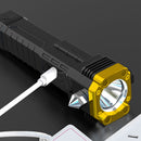 #A LED Flashlight for Car Waterproof Tool (With Glass Breaker and Seatbelt Cutte