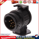 12V 13 To 7 Pin Plug Adapter Electrical Converter Truck Trailer Connector  Newly