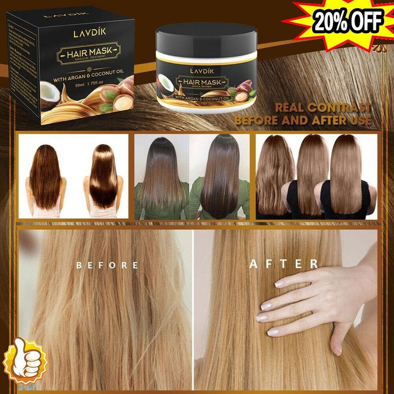 For LAVDIK Nourishing Hair Massk Conditioner Defining Treatments oraginal