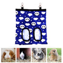 Hay Bag Hanging Pouch Holder Feeding Container for Rabbit Guinea Pig (B) Newly