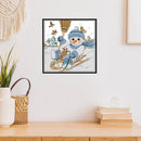14CT Stamp DIY Room Needlework Christmas Snowman Canvas Cross Stitch (K704)