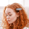 3pcs Butterfly Rhinestone Hair Clip DIY Crystal Bowknot Barrettes (Style 1)