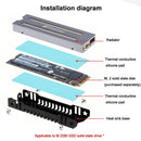 Cooler ARGB Computer Radiator SSD Heatsink Drives Radiator M.2 2280 Heat Sink