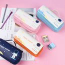 Large Capacity Big Pen Bag Astronaut Pencil Case Cosmetic Storage Makeup Pouch