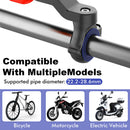 Bike Mobile Scooter Phone Bracket Holder w/ Patch Navigation Support Rack Newly