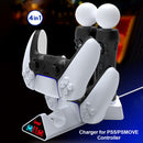 4 in 1 Controller Charger for PS5 DualSense Charging Station for PS Move Newly