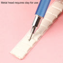 Dual Heads Gem Picking Point Drill Pen Diamond Painting Wax Pencil (Blue) Newly