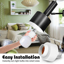 B2Q0 For Google Lamp Bases WiFi Smart Bulb Holder E27 Light Lamp Socket Adapter