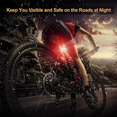 COB Bike Tail Light Safety Indicator Bicycle Taillight Bright Rear Lamp