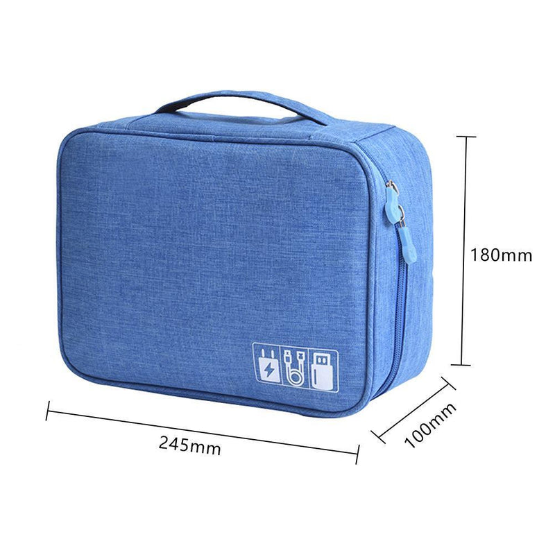 Waterproof Earphone Cable Charger Storage Bags Travel Electronics Gadget Pouc
