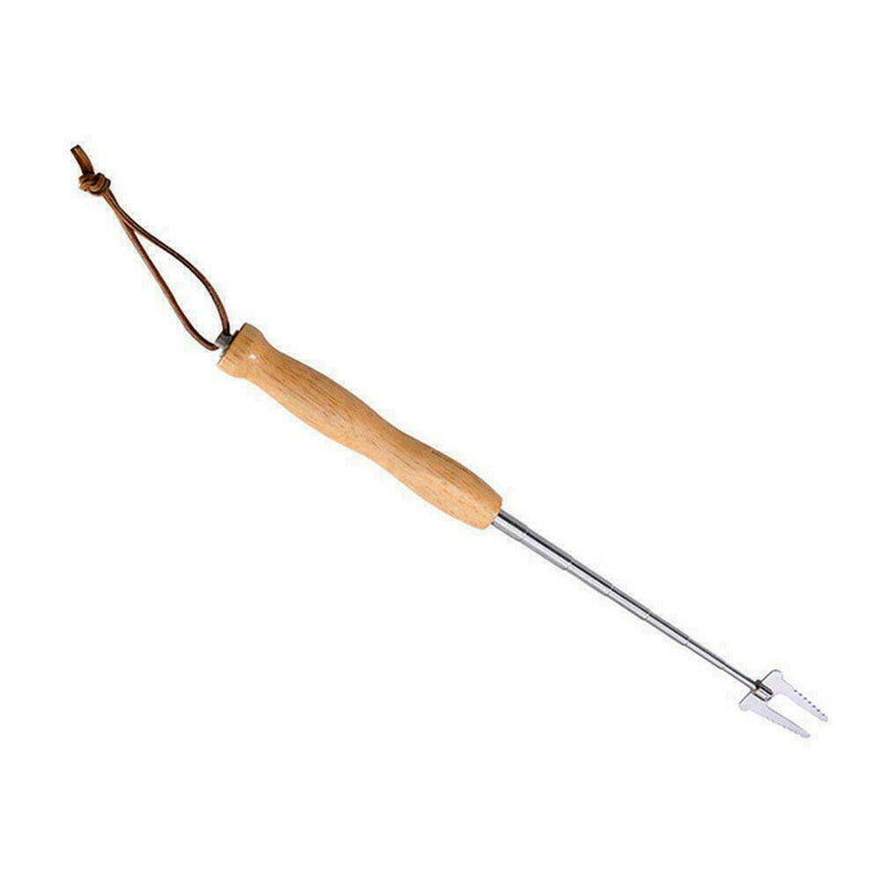 Telescoping Skewers BBQ Barbecue Forks Marshmallow 9 Tool T4Y9 H8J Portable O2M5
