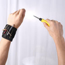 Waterproof Magnetic Wristband Tool Bag Electrician Portable Toolkit (Black)