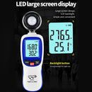 High Precision Digital Luxmeter Lux/FC Meters Luminometer Photometer Light