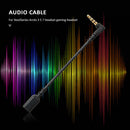 3.5mm Right Angle Male to Female Cable Adapter for SteelSeries Arctis 7 5 3