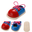 1pcs Funny Educational Wooden Toys Baby Kids Kids Lace Up Sc