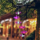 Wind Chimes Solar Lights Hanging Decorative Lamps Halloween Gifts for Home Yard