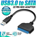 High Speed Hard Disk Driver Adapter Cable 22 Pin Converter USB 3.0 To SATA