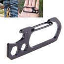 Mountaineering Buckle Tool Pry Key Chain Screwdriver Stainless Steel Bar