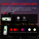 LED SMD Mini Flashlight Portable Pocket Torch Adjustable for Camping Accessories