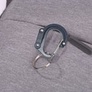 Molle Carabiner D Type Locking Ring Buckle Carabiner Keychain for Outdoor