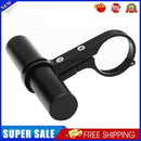Bike Handlebar Extender Aluminum Alloy Bicycle Bracket Light Holder (Black)