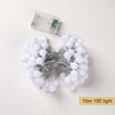 LED String Light Camping Tent Outdoor Bulb Waterproof Party Yard Decor (D)