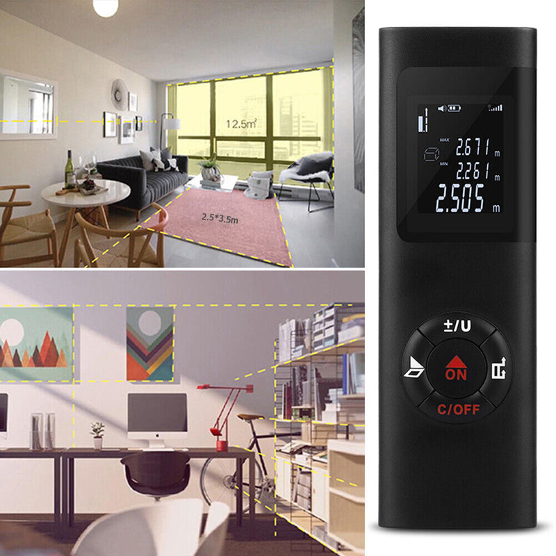 Digital Rangefinder Distance Meter USB Mini Accurate Portable Range Finder