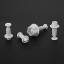 4pcs Plastic Plum Blossom Spring Fondant Cake Molds Cookies Baking Mould