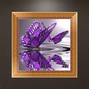 5D Butterfly Diamond Embroidery Painting Cross Stitch DIY Home Decor Newly