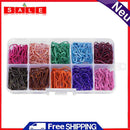 Matefielduk Metal Safety Needles, 300 Piece, 10 Colors, Pumpkin Mold, For