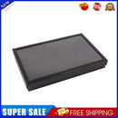 100 Slots Ring Display Box Bracelet Necklace Jewelry Case Organizer (Black)