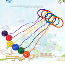 Kids Bouncing Balls One Foot Flashing Jumping Rope Ball Ankle Skip Swing Ball