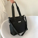 Casual Crossbody Bags Oxford Cloth Shoulder Handbags Solid Travel Shopping Purse
