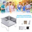 Outdoor Folding Camping Grill Durable Stainless Steel Mini Stove for Tourist